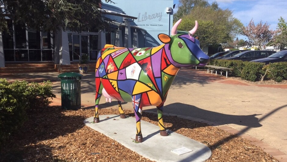 Morrinsville cow sculpture