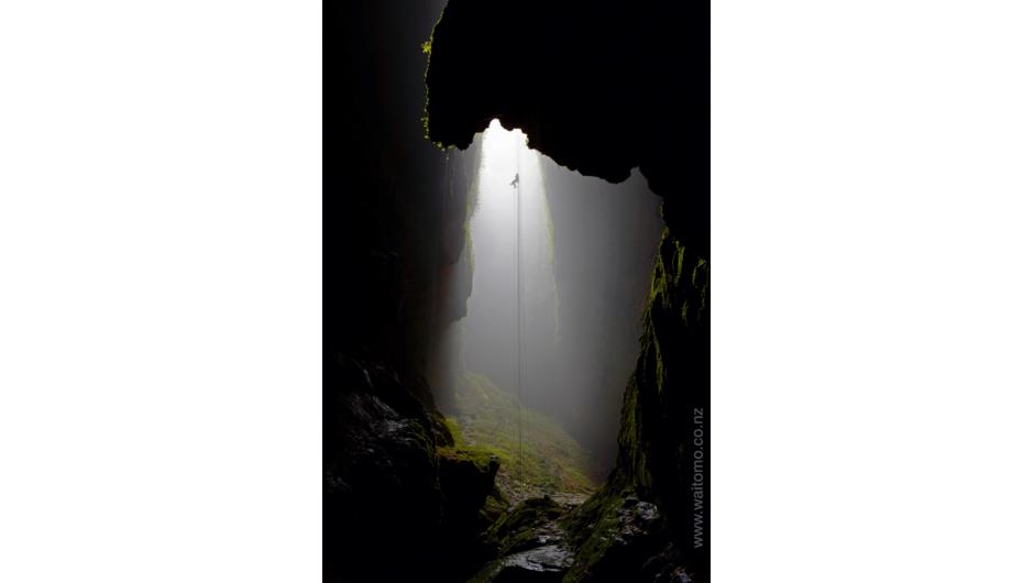 The Lost World Epic begins with a 100m abseil descent into this magnificent cave system