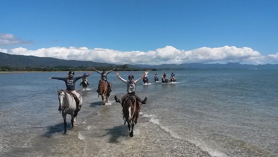 Ride along the beach