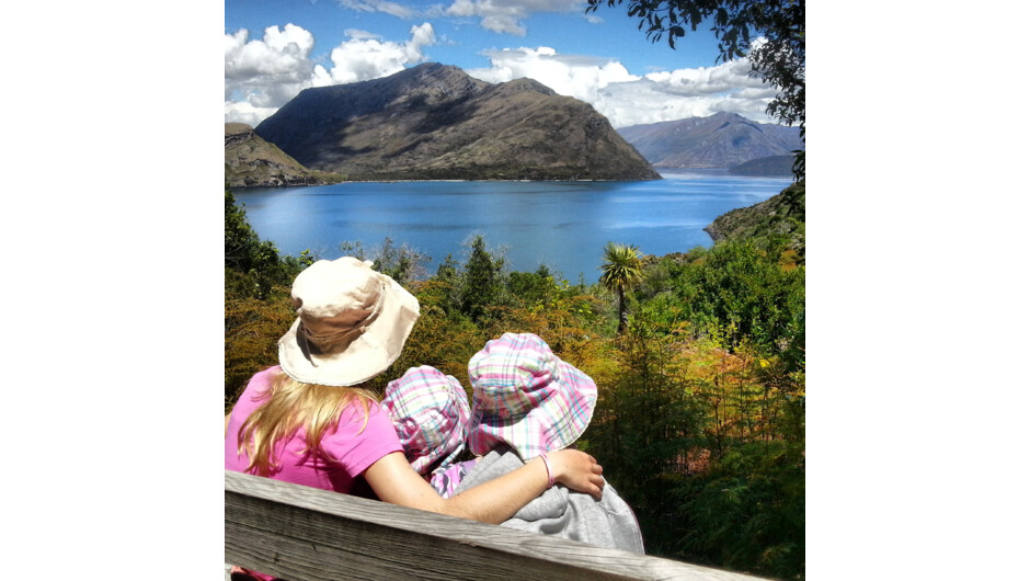 A trip for the whole family. Take some time to rest and take in the views on the leisurely nature walk to the lake on Mou Waho Island, Lake Wanaka