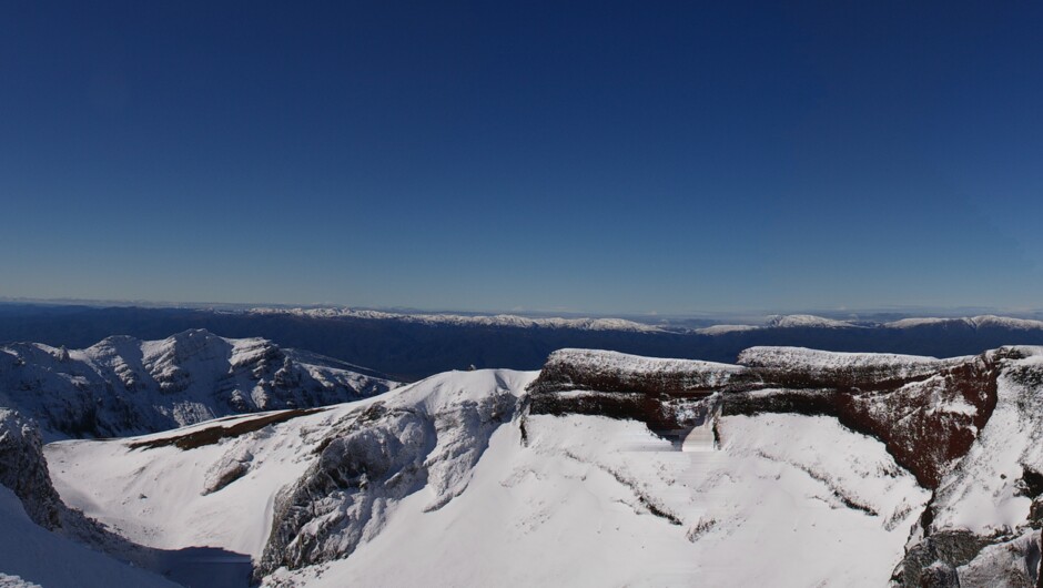 Tongariro Saddle Winter Tongariro Crossing with Adrift