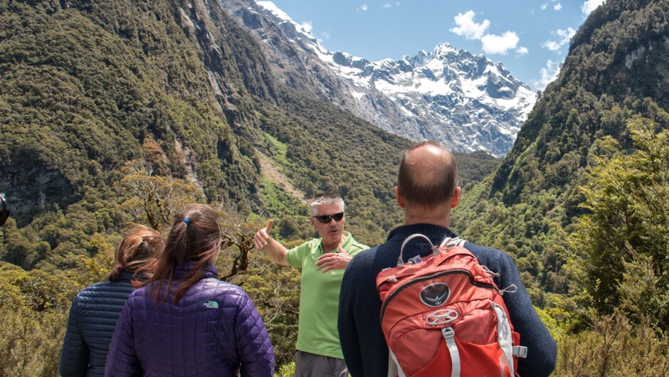 The local Trips and Tramps guide can share his stories bringing Fiordland to life!