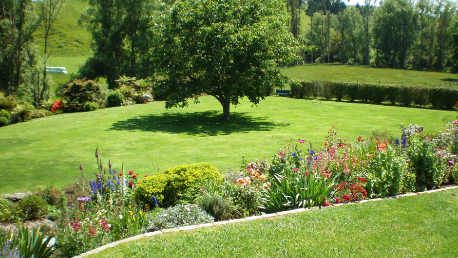 View of lower lawn