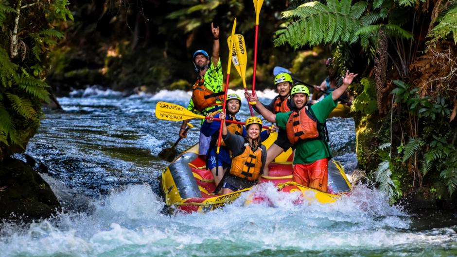 Wicked fun rafting the Kaituna River!