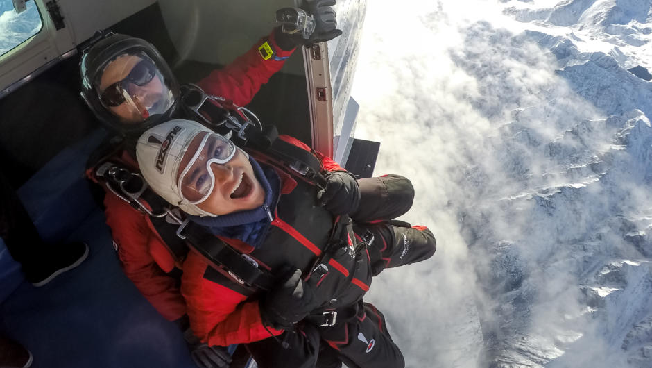 It takes courage to jump from an aircraft at 15,000ft into thin air!