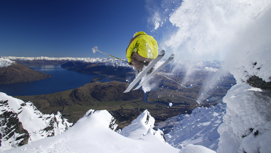 Skiing at the Remarkables, Queenstown
