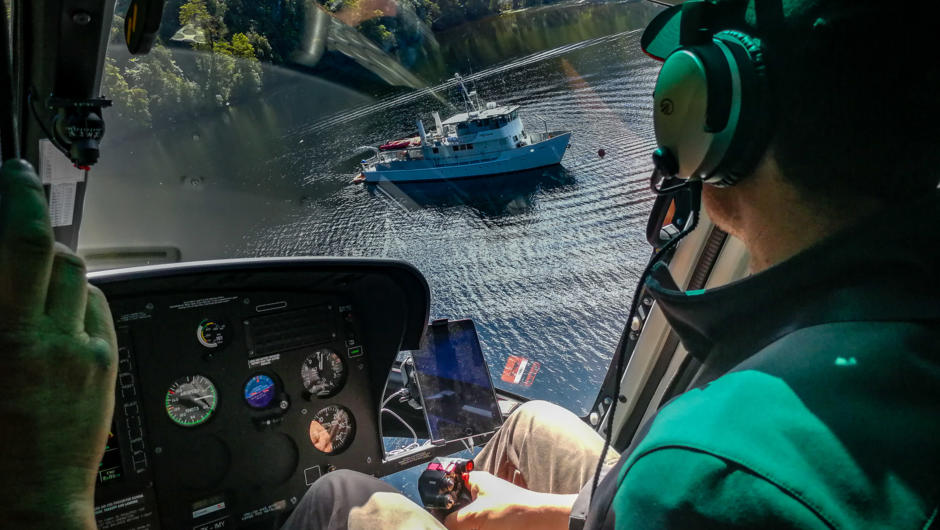 Start and end your adventure with a 20 min helicopter fight over stunning Fiordland National Park.