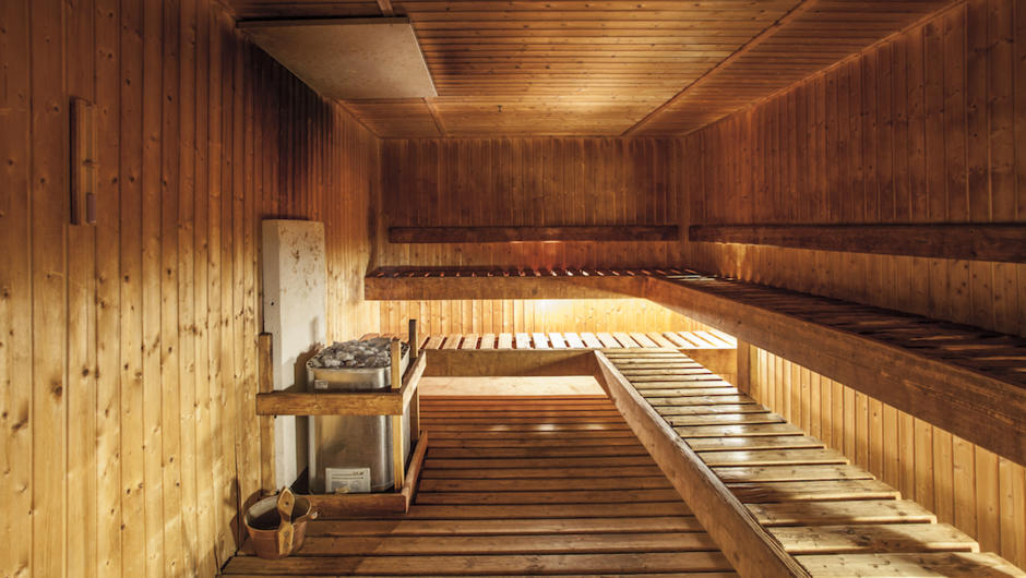 Chateau Tongariro Hotel sauna