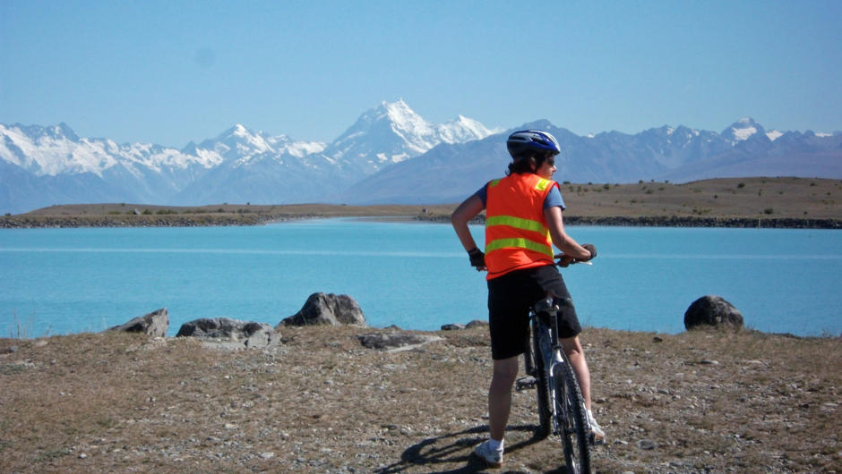 View of Mt Cook from the Tekapo Canals