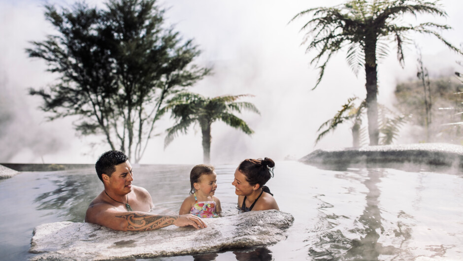 Geothermal bathing options to suit all (private pools available)