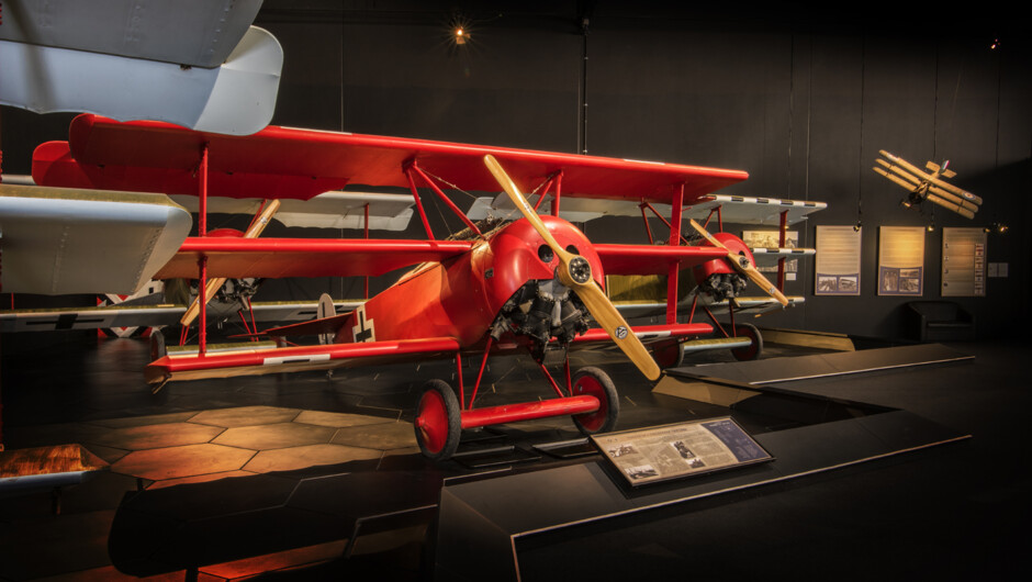 Knights of the Sky WW1 exhibition - Fokker Tri-planes