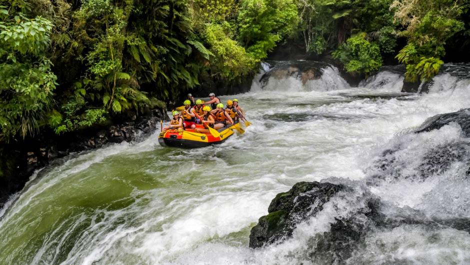 White water rafting tours from Rotorua