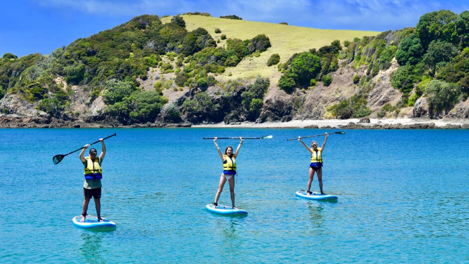 Paddle boarding included with all trips!