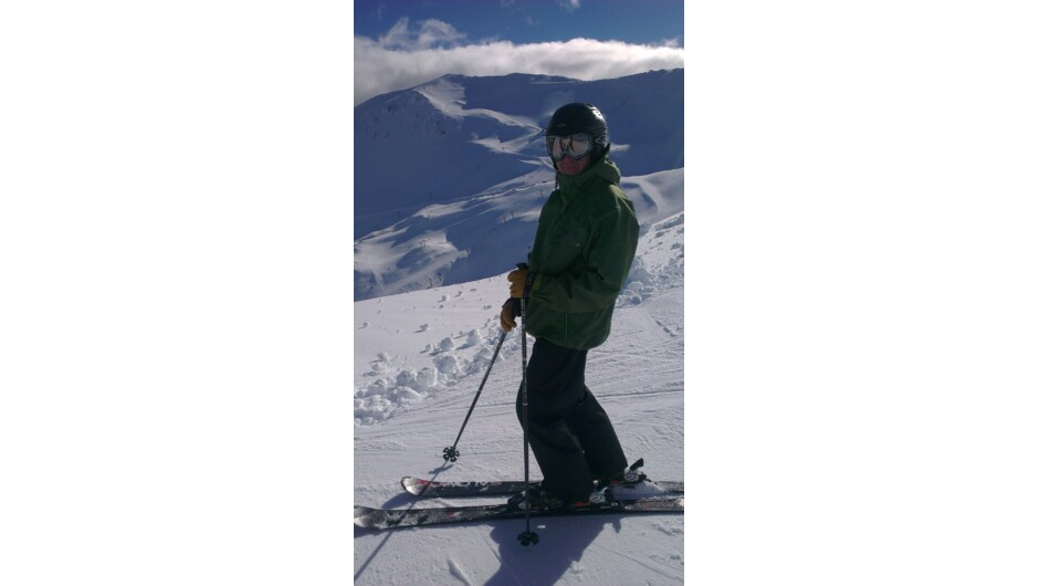Skiing at Mt Hutt