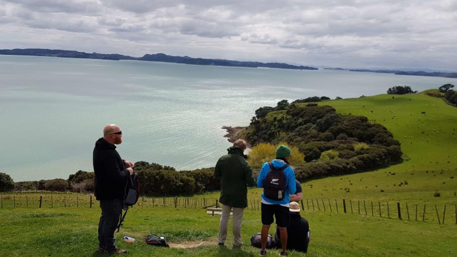 A nice view out over the Hauraki Gulf