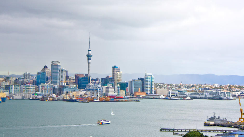 Auckland city from Mount Victoria