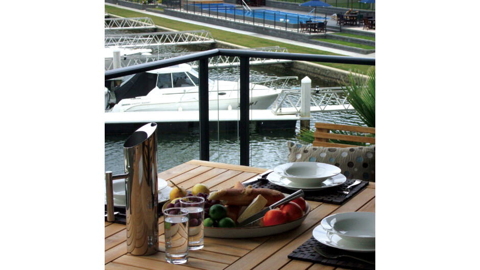 Lunch on the Balcony deck