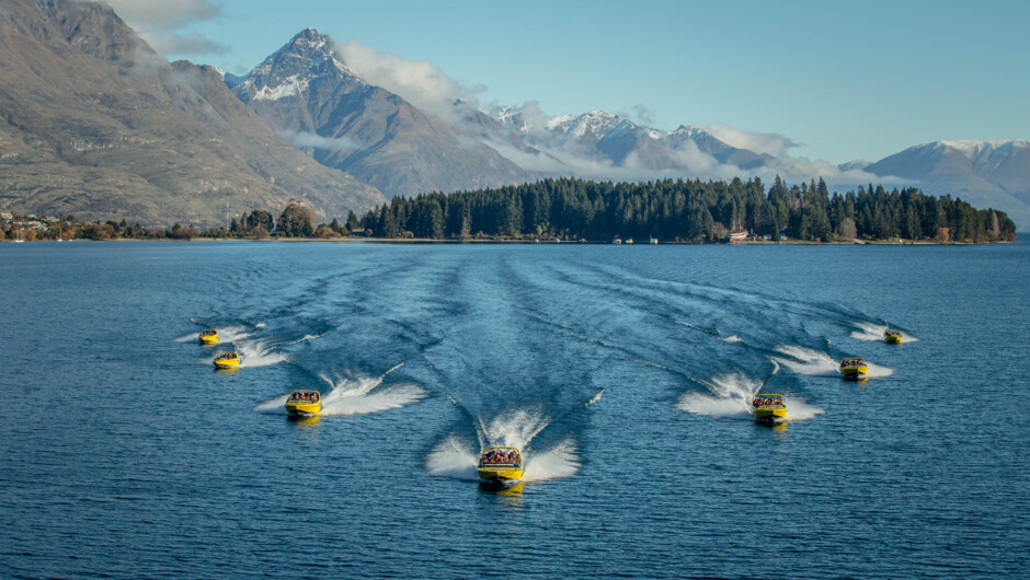 KJet's fleet out on Lake Wakatipu