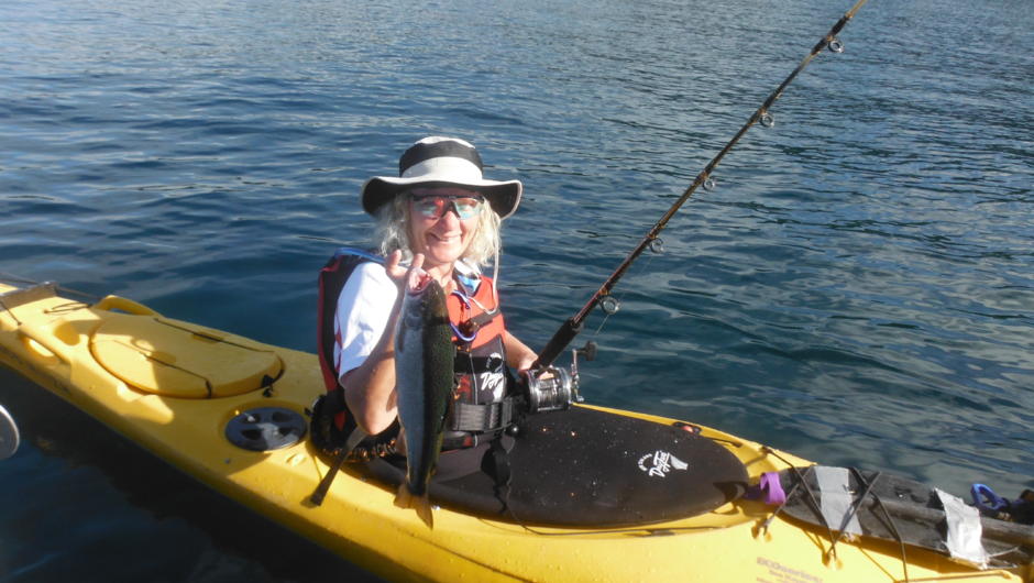 Kayak Fishing with Taupo Kayaking Adventures