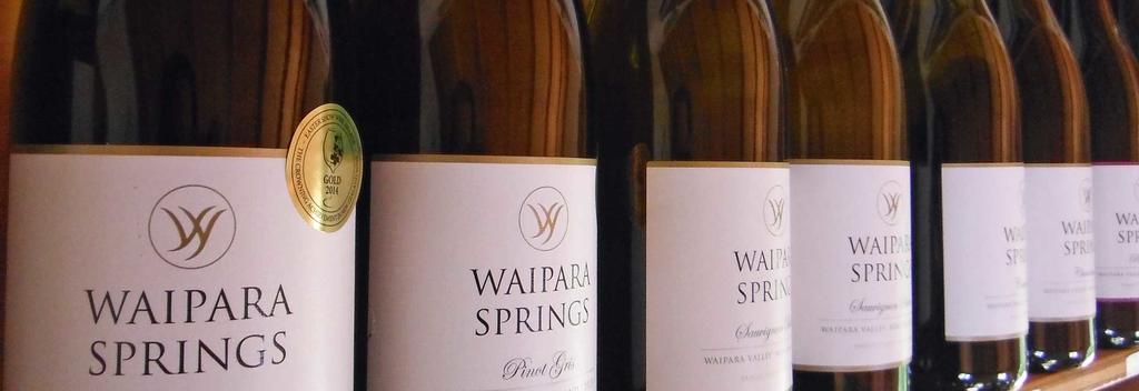 Local specialty wines of the Waipara