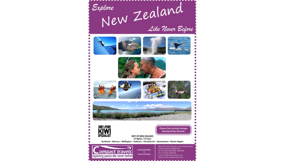 Namaste New Zealand by Compact Travels