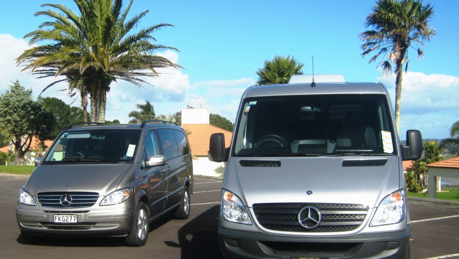 Mercedes Sprinter and Viano group touring vehicles