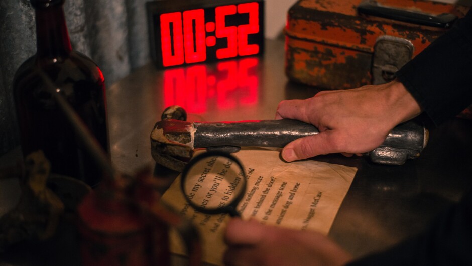 Visit us and challenge your puzzle-solving skills in The Shed. But remember, the clock is ticking...