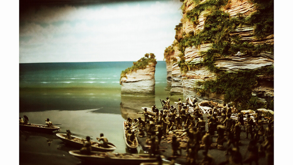 Warrior dioramas at Tawhiti Museum