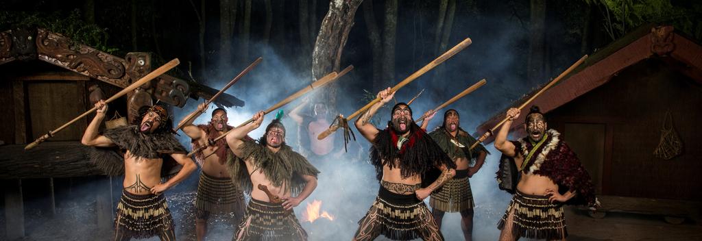 Warriors at Tamaki Māori Village
