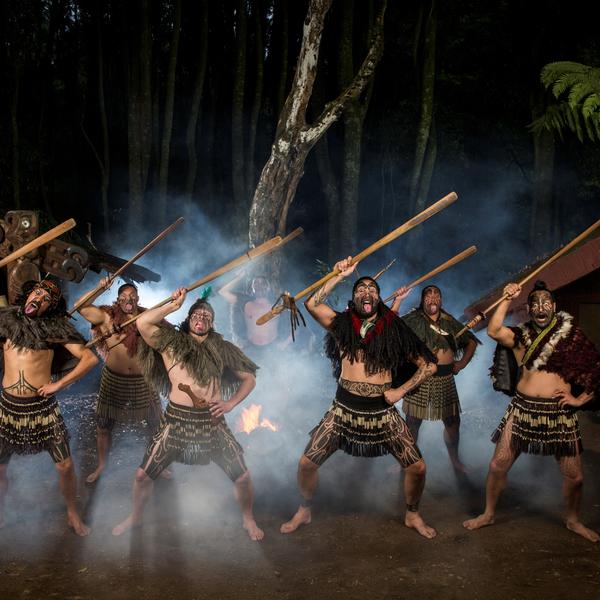 Warriors at Tamaki Māori Village