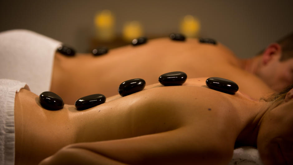 The Spa's signature treatment is the 90 minute Traditional Hot Stone ritual. Using Basalt stones to gently massage your body to encourage relaxation using your choice of signature pure essential oil blends to relax and rebalance.
