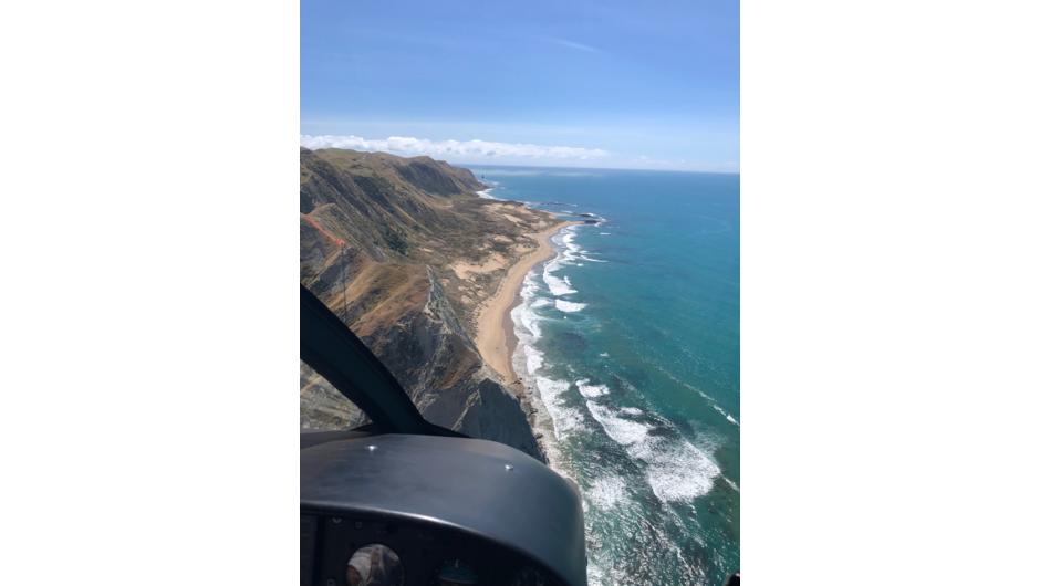 Scenic flight over Cape Kidnappers
