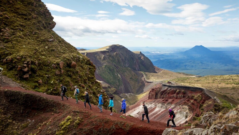 Views, views views - have you ever hiked to the top of a volcano before?