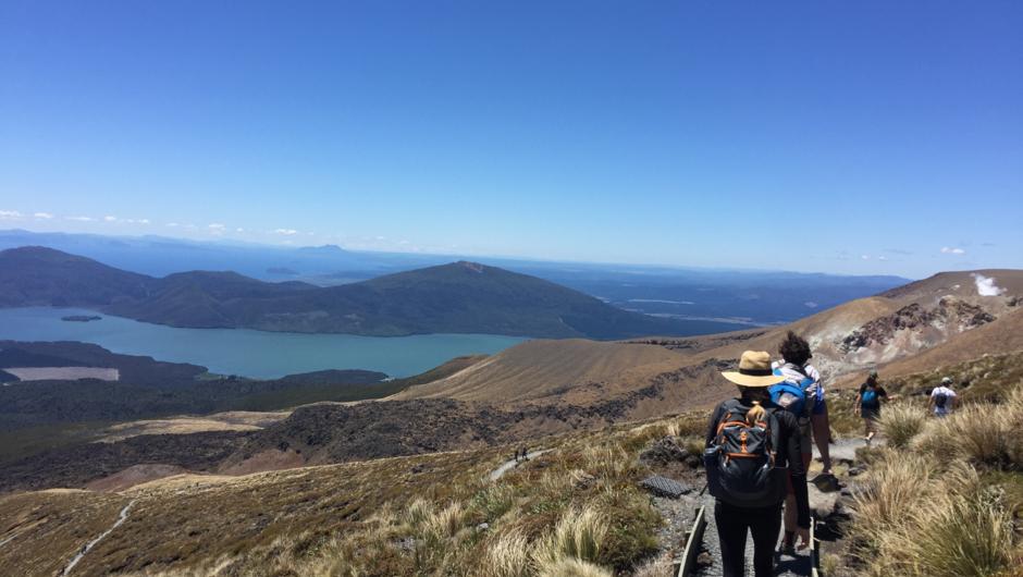 Walk the Tongariro Alpine Crossing with Chris Jolly Outdoors