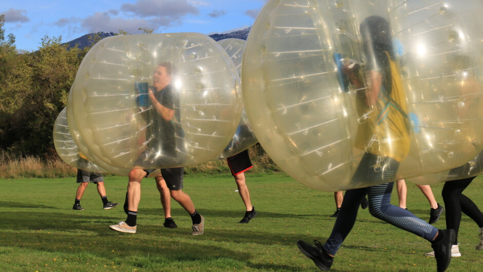 Bubble Soccer a hilarious game