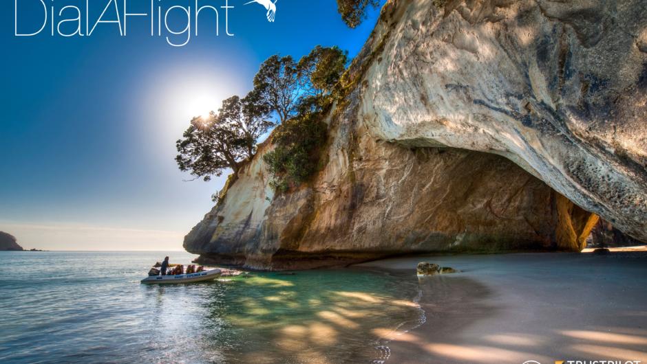 Discover Cathedral Cove with DialAFlight