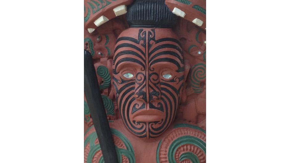 Maori Warrior carving