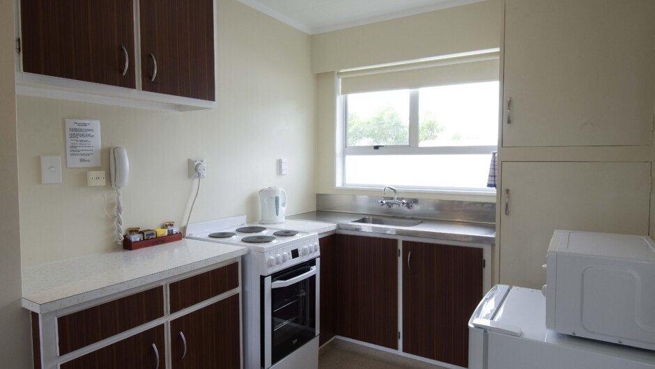 Most rooms with full well-equipped kitchens