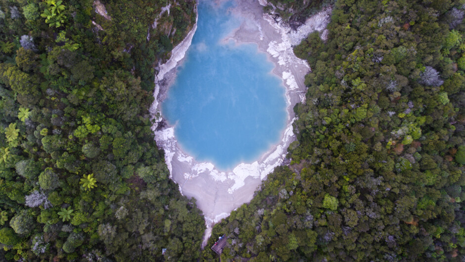 Inferno Crater at Waimangu Volcanic Valley