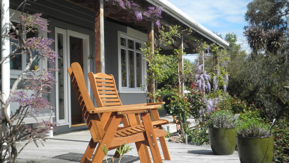 A wine on the verandah?