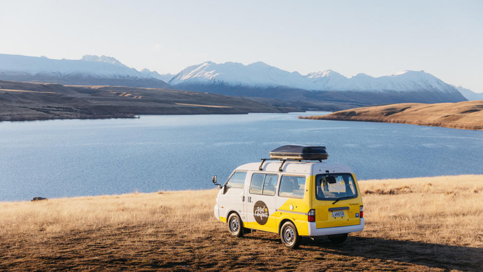 Explore the best of New Zealand with Mad Campers! All our campers have FREE roof boxes.