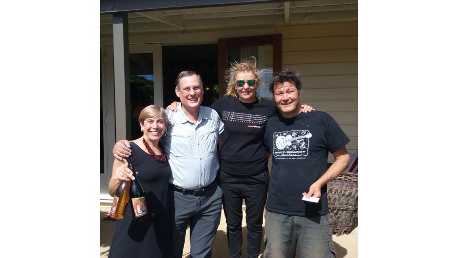 Meet the people behind the labels. Happy customers enjoying their tour at Sublime Wines.