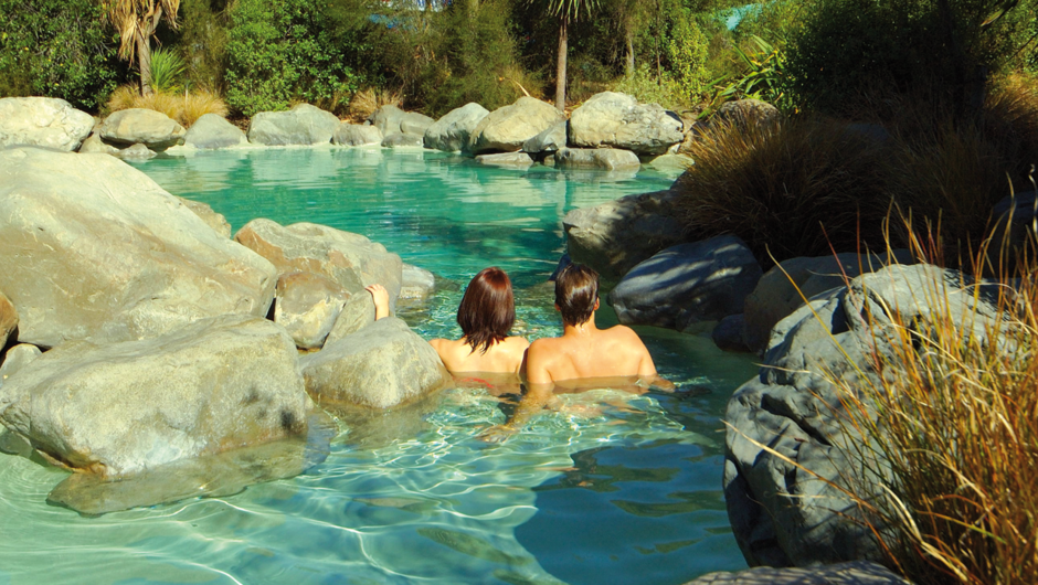 Relax in the hot springs