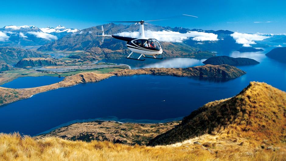 Amazing view over Lake Wanaka with our $195 flight