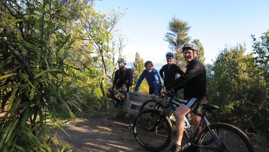 Guided bike tours around stunning Lake Taupo with Chris Jolly Outdoors
