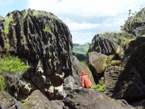 Wairere Boulders - stacked Basalt rocks