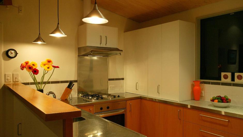 Fully equipped and very functional kitchen at The Guest House