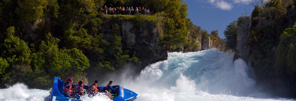 The mighty Huka Falls