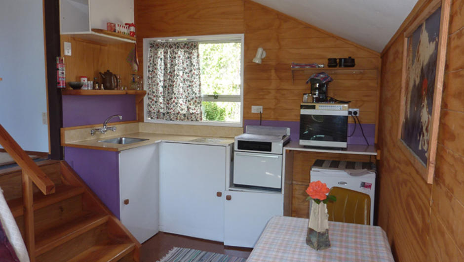 Kitchen area of Alpinism Studio