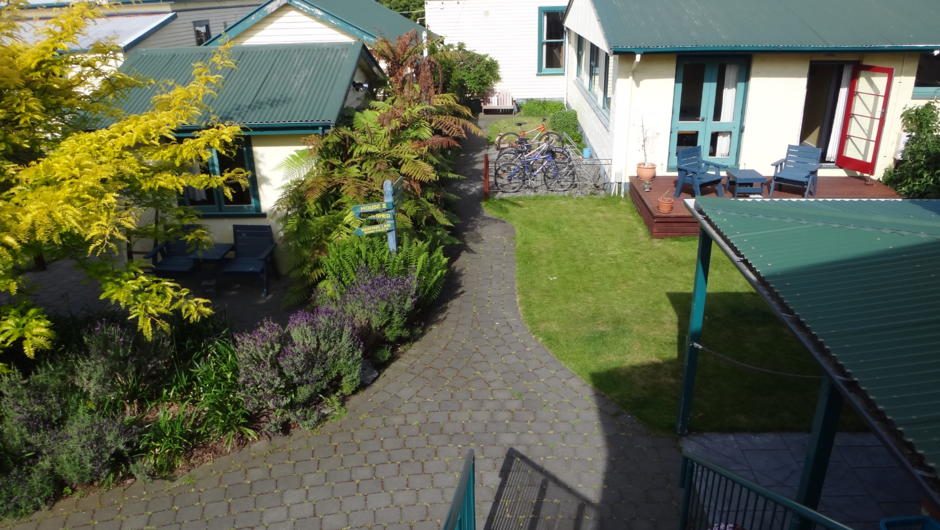 Take a walk down our garden path, have a bbq or read a book in one of our seating areas.